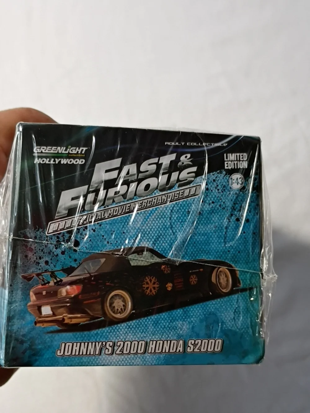 NIB Johnny's 2000 Honda S2000 Die-Cast Model Car - Black Fast & Furious Limited